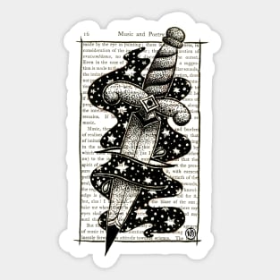 Dagger Sticker